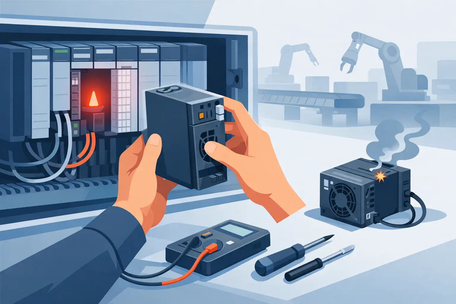 How to Replace Failed PLC Power Supply Fast