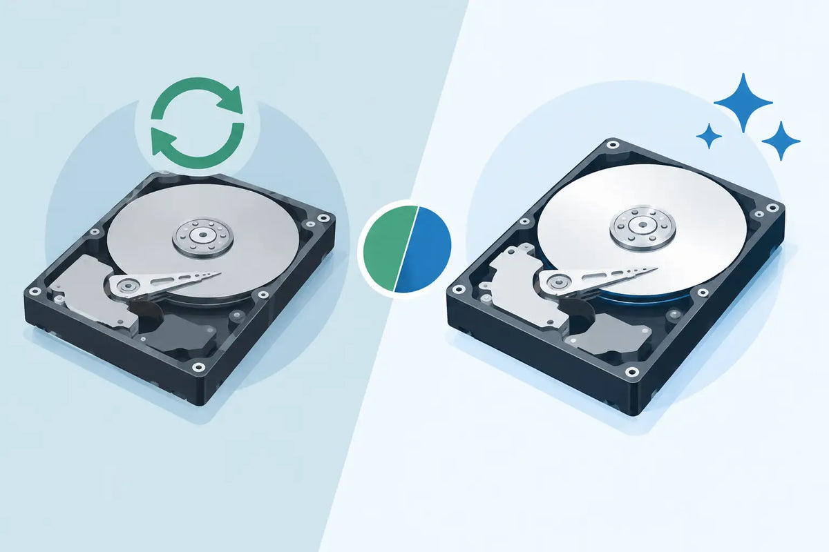 Refurbished Drives Versus New Inventory Compared
