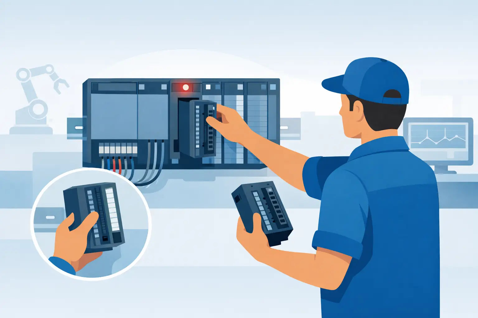How to Replace a Failed PLC Input Module