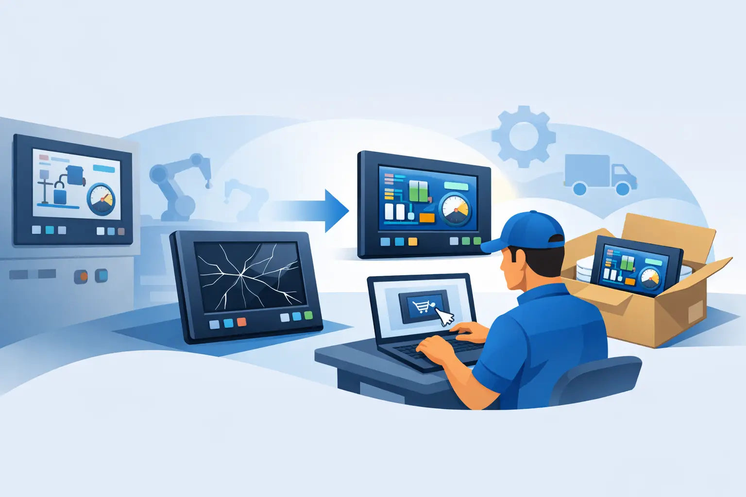 How to Buy Replacement HMI Screens Fast