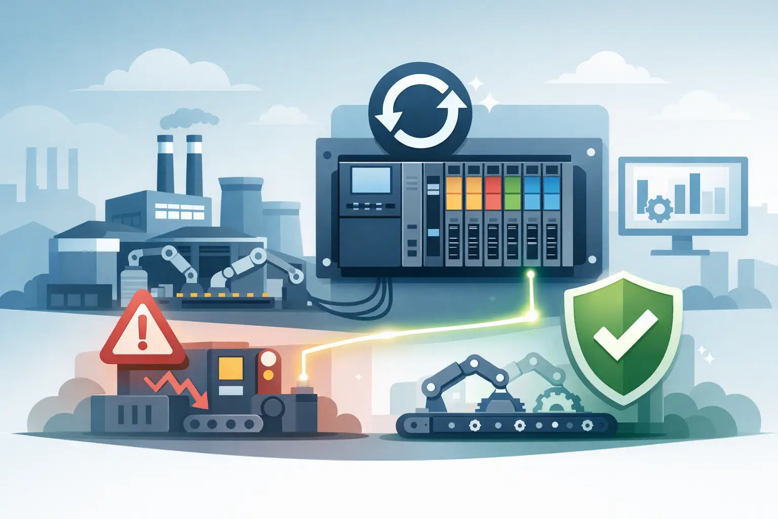 How a plant avoided downtime with refurbished PLC