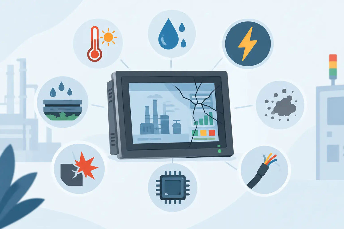 What Causes HMI Screen Failure? 8 Common Faults