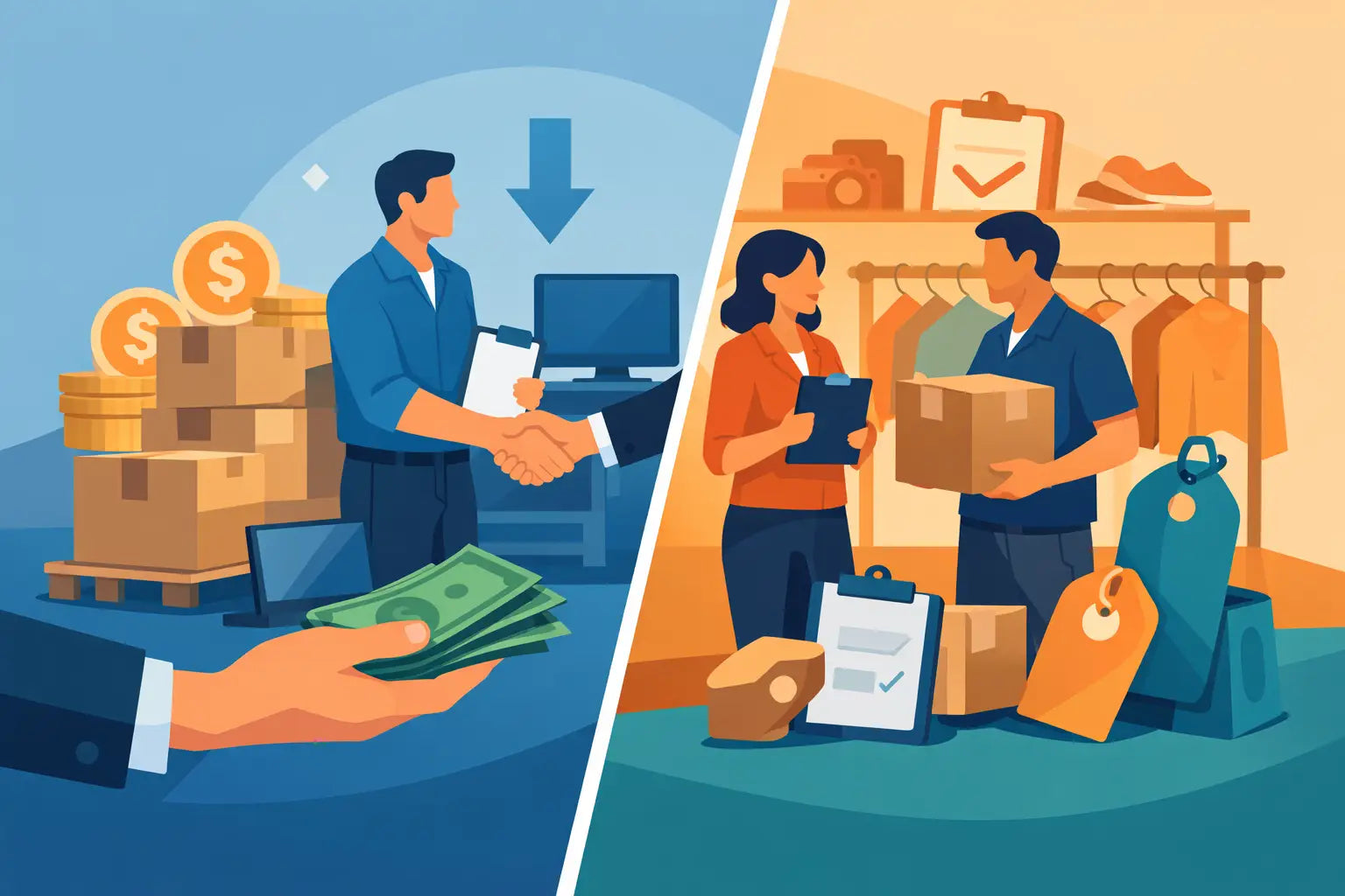 Surplus Buyback Versus Consignment Resale