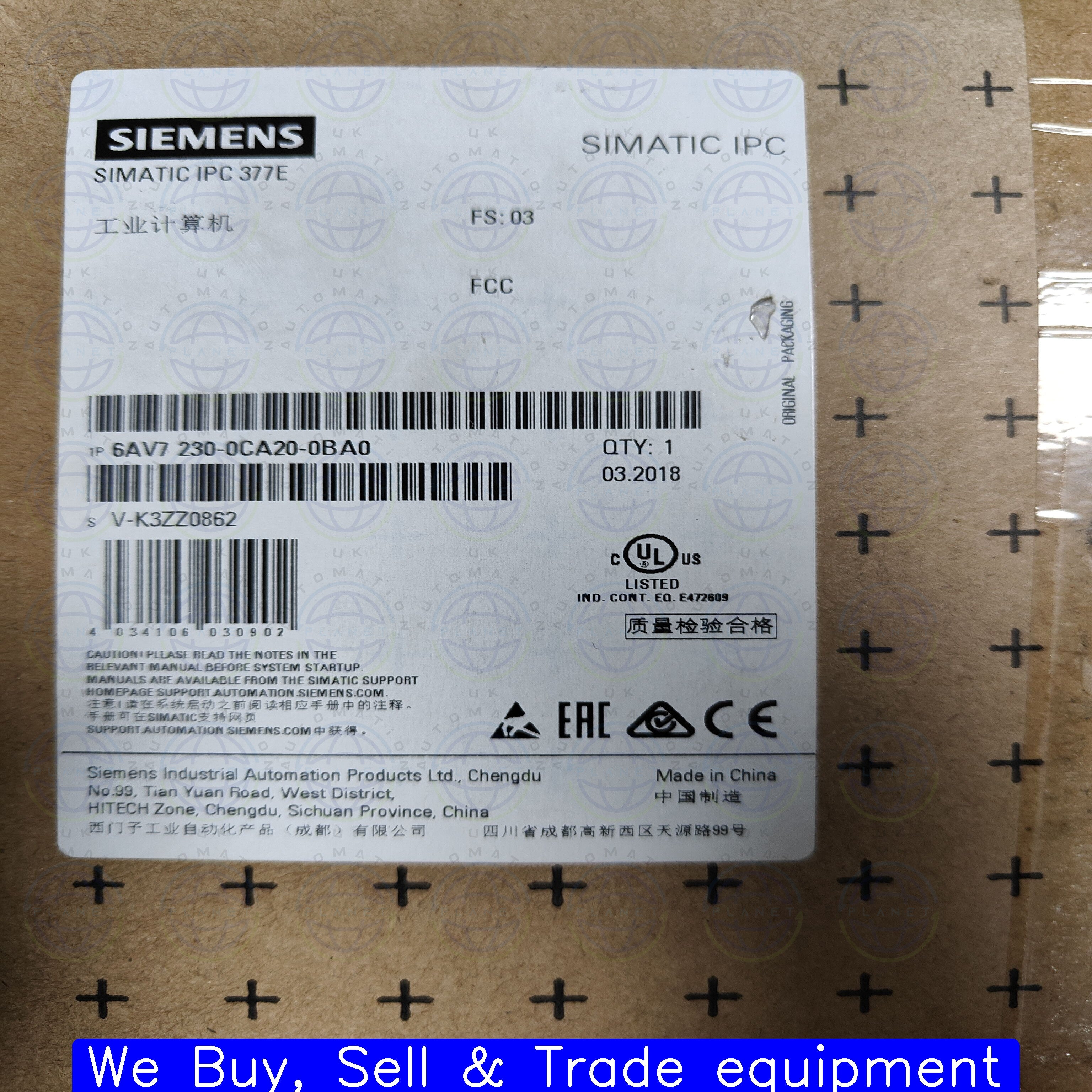 6AV7230-0CA20-0BA0