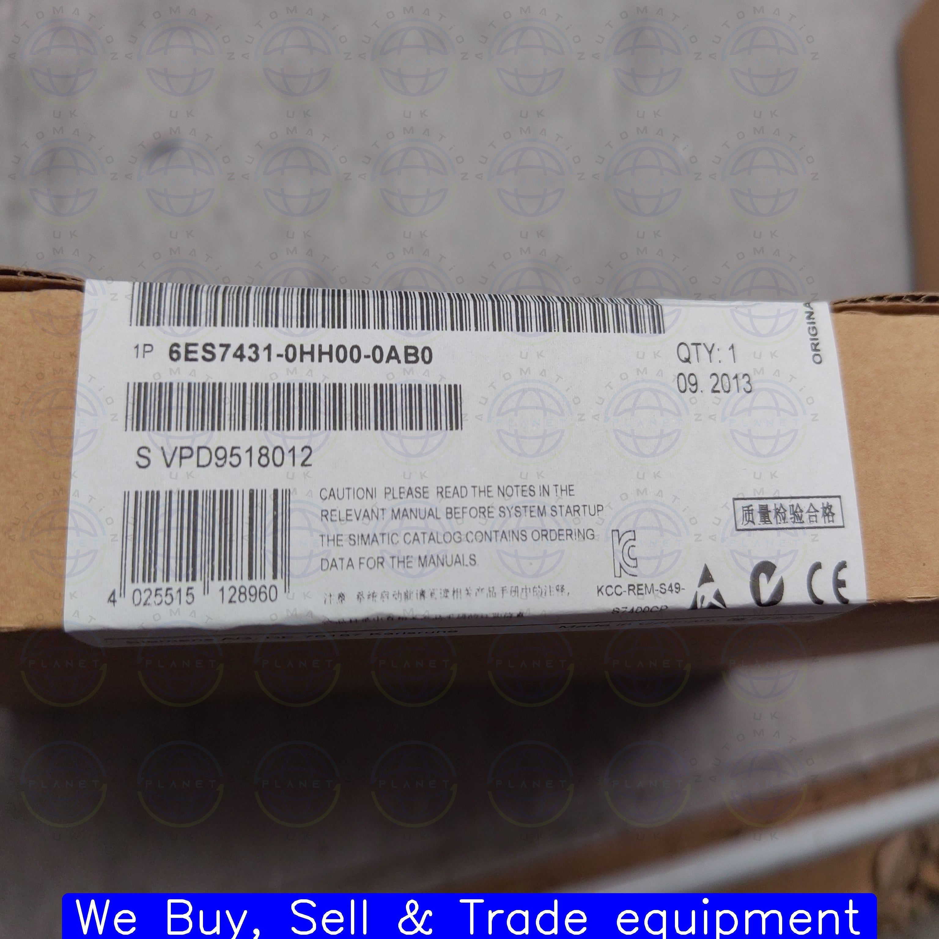 6ES7431-0HH00-0AB0