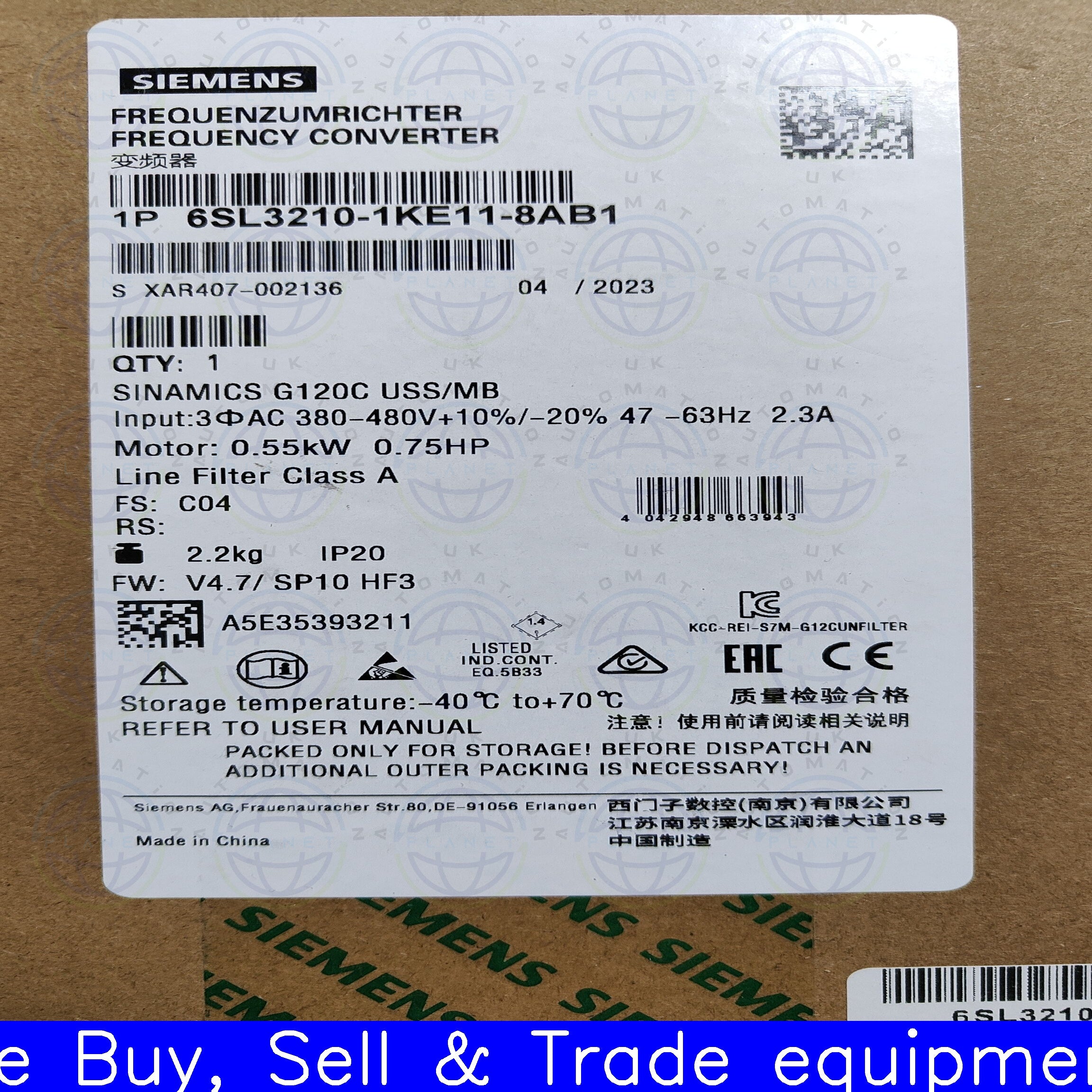 6SL3210-1KE11-8AB1
