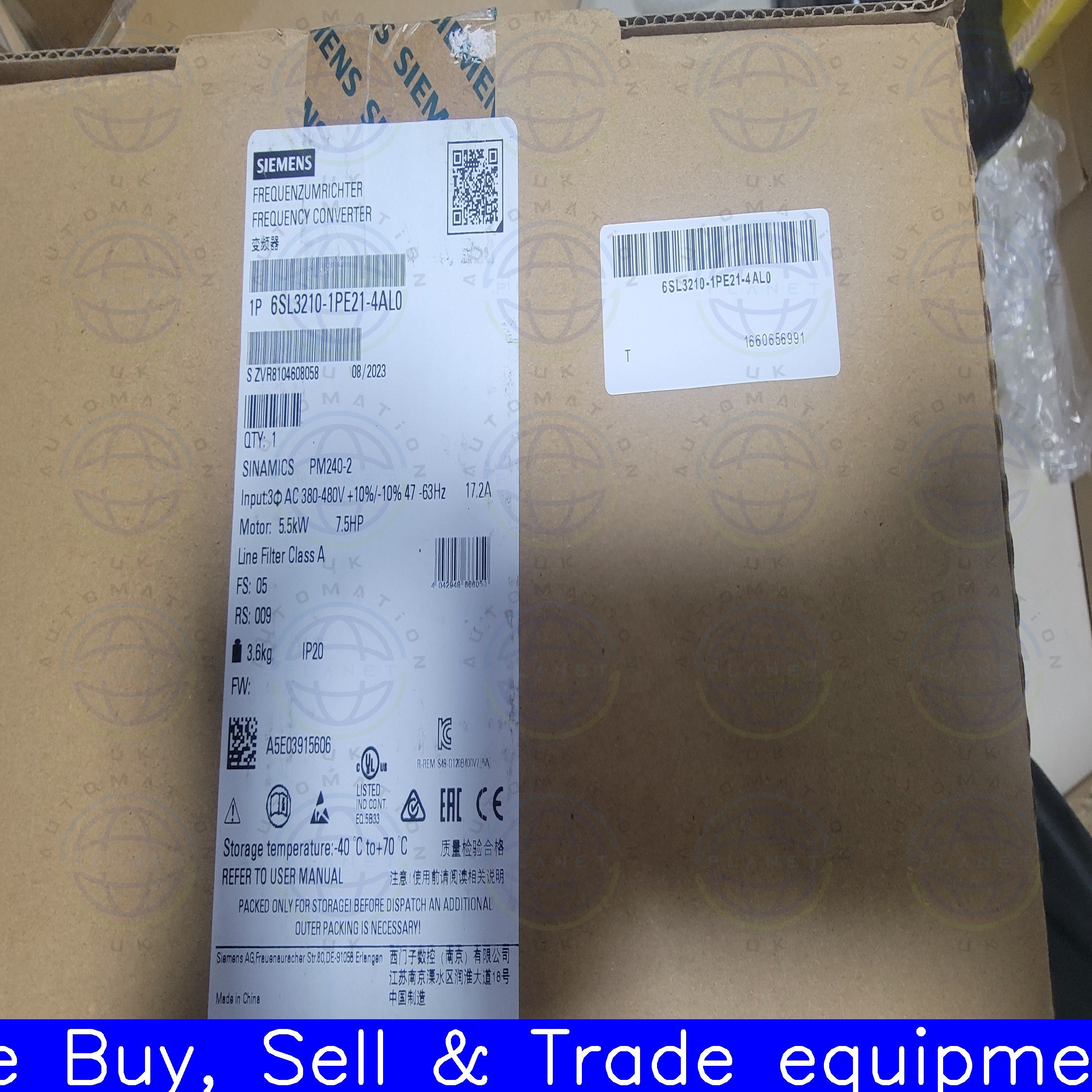 6SL3210-1PE21-4AL0