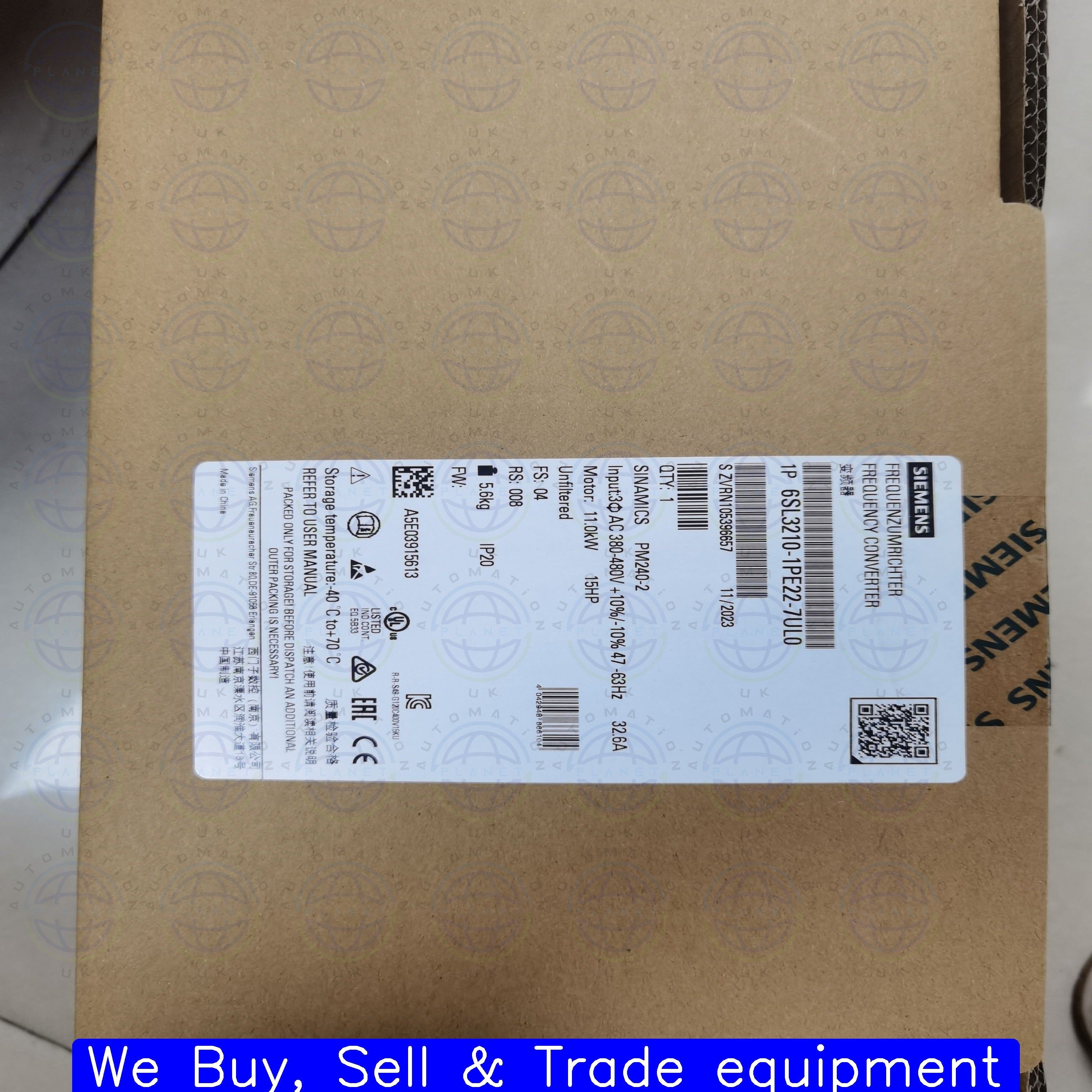 6SL3210-1PE22-7UL0