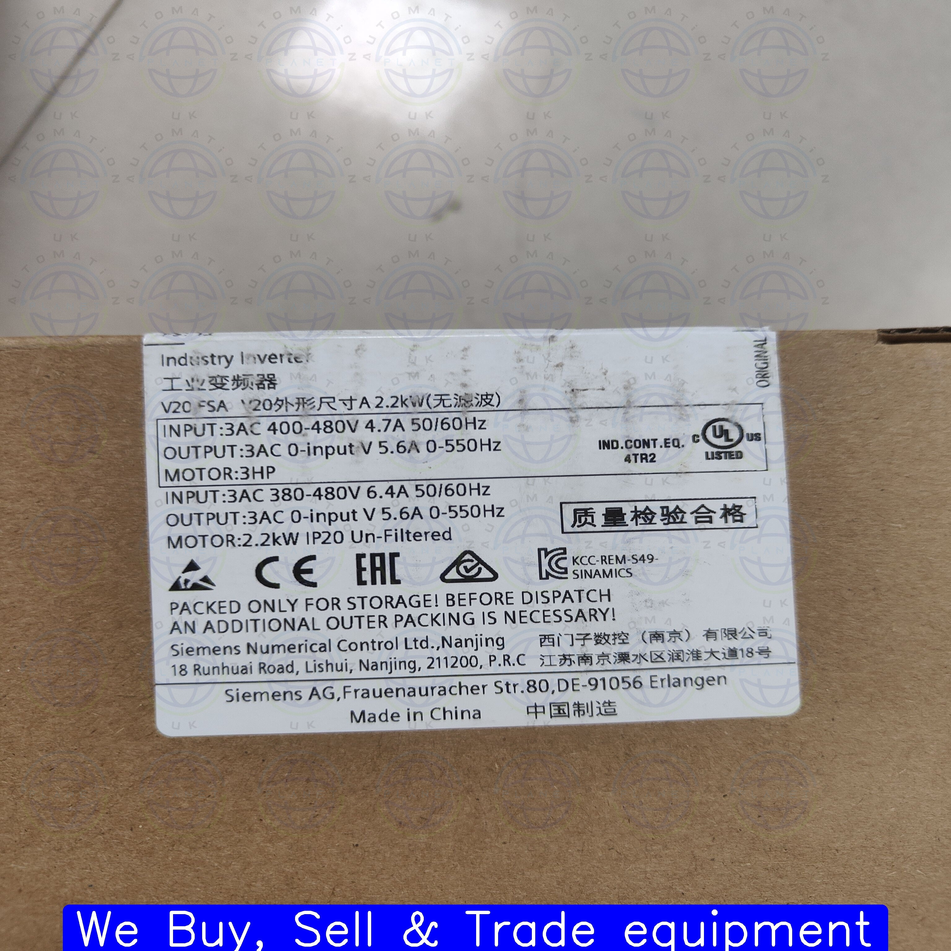 6SL3210-5BE22-2UV0